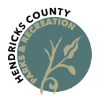 Hendricks Co. Parks & Rec Logo:  green circle with twig and text "hendricks county parks & recreation"