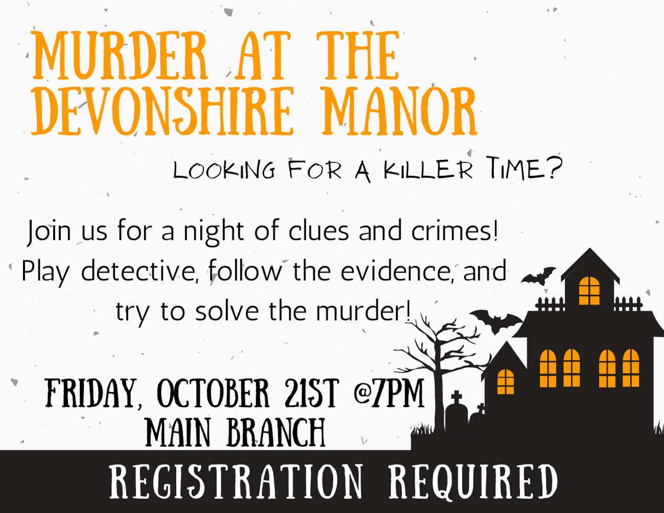 After hours murder mystery