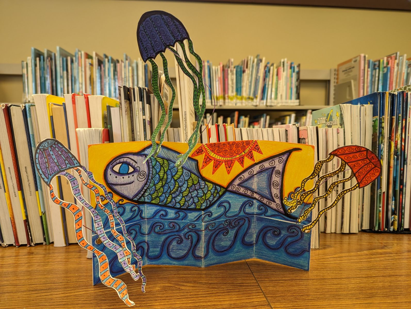 Accordion Fold Book Inspired Art Project