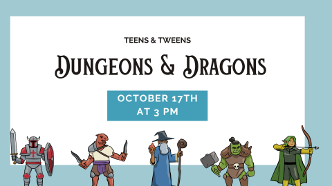 Dungeons and Dragons characters in various stances.