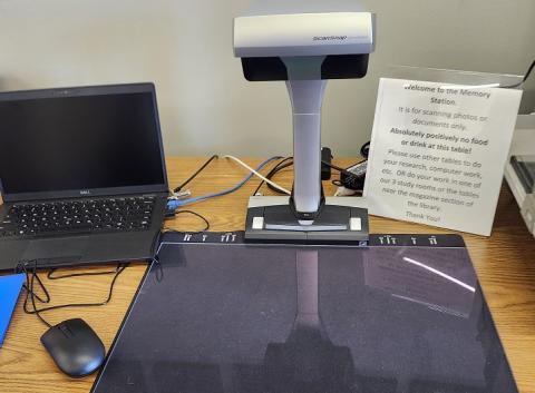 The Memory Station can be used to digitize your photos.