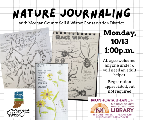 photos of nature journal pages