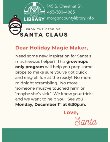 letter from the desk of Santa