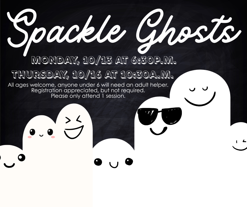 ghosts with doodle faces